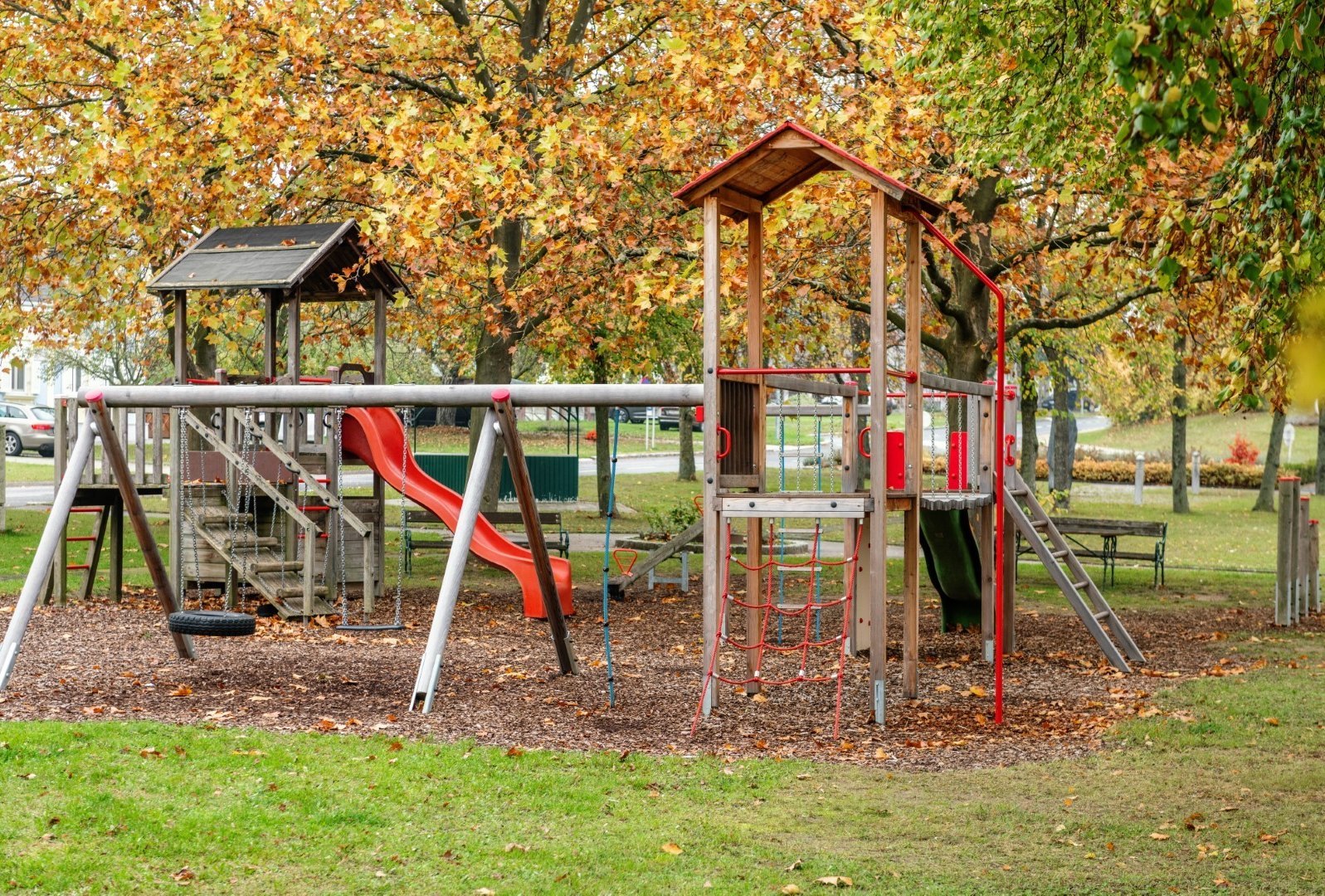 [Translate to Burgenland-Kroatisch:] Spielplatz Großwarasdorf