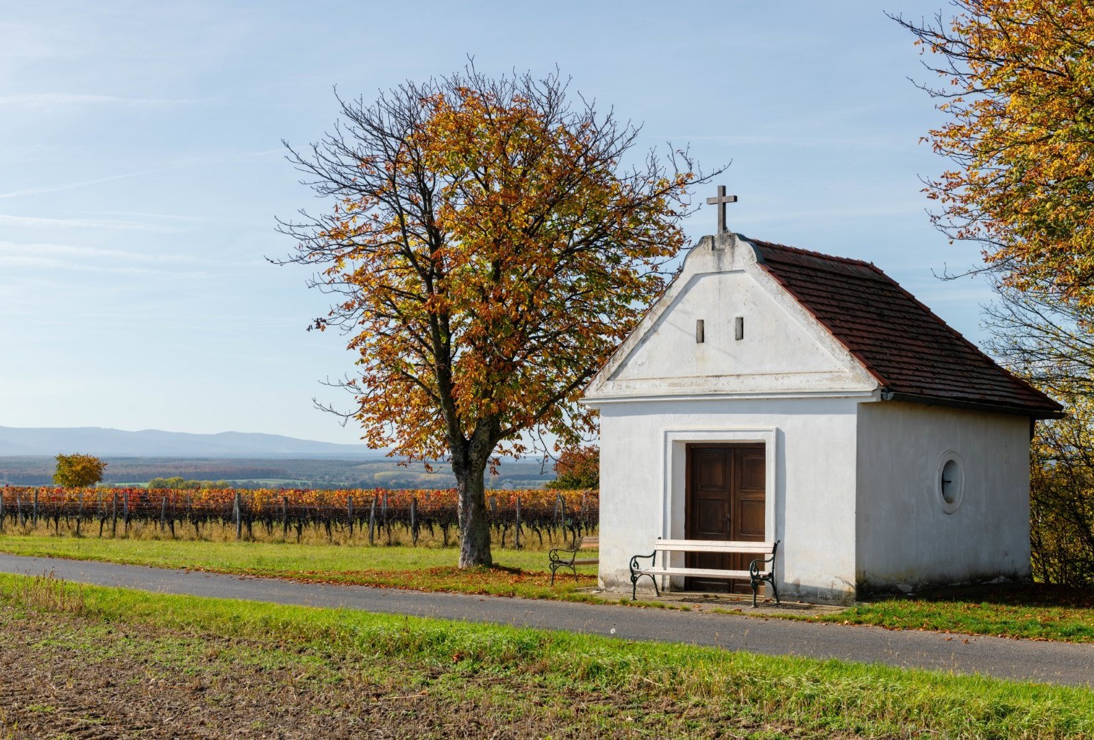 [Translate to Burgenland-Kroatisch:] Weingartenkapelle Großwarasdorf